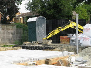 construction site toilet hire