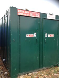 Mains Site Toilet Cabins - portable toilet block hire